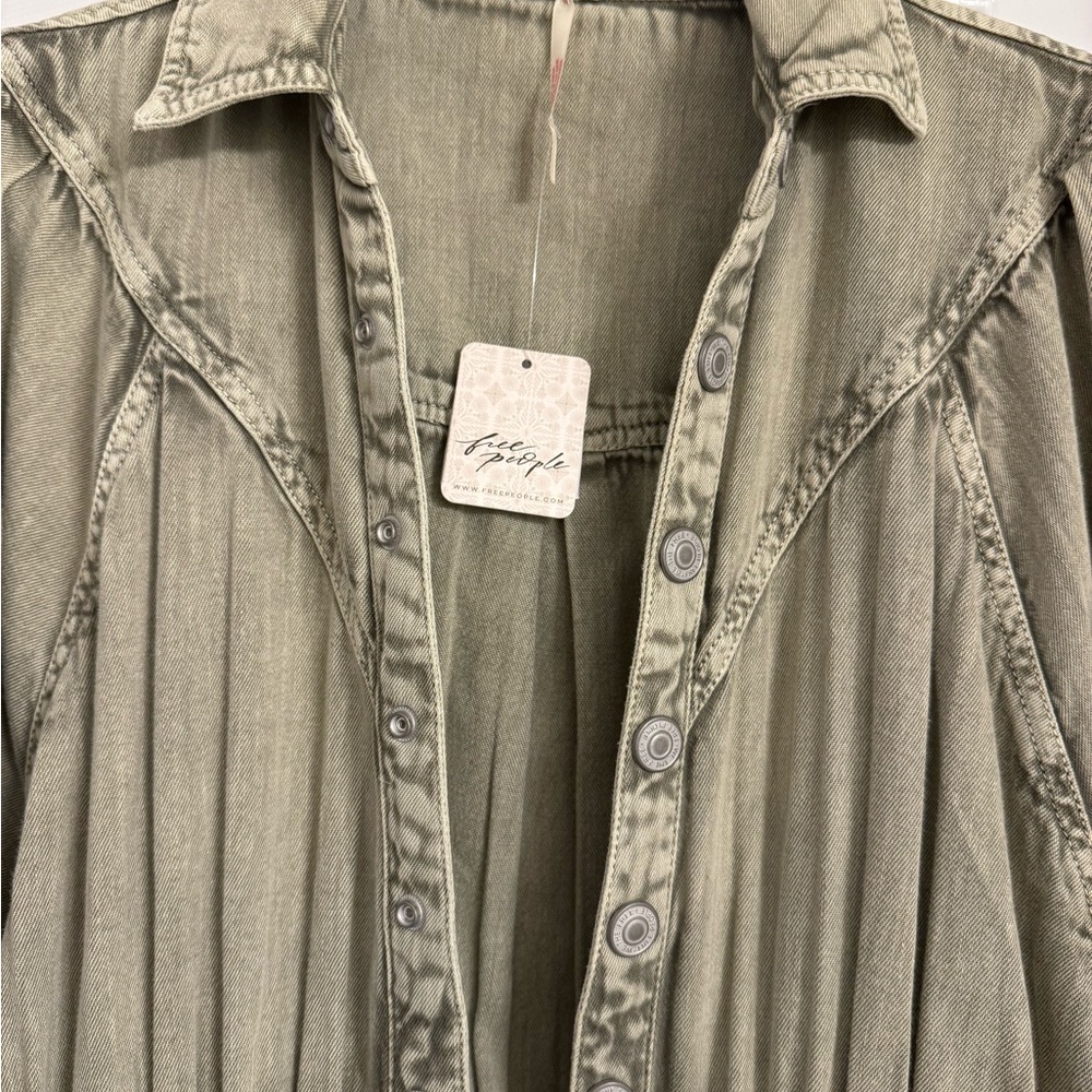 Free People Mad Love Denim Midi
Dress - Picture 5 of 8